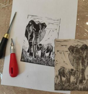 Atelier créatif Linogravure