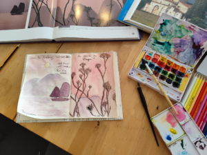 Aquarelle : carnet de voyage